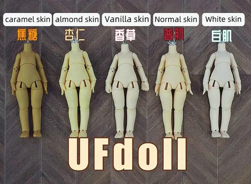 Miniatura 2 de UFDoll 1/12 Cuerpo para GSC, STO Head 1 / 12bjd - Figura de acción de muñeca articulada, repuesto para muñeca (piel blanca)