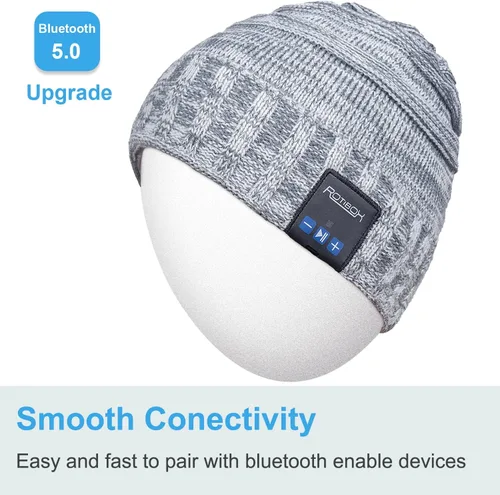Miniatura 82 de Rotibox - Gorro inalámbrico con Bluetooth para deportes al aire libre, regalo de Navidad.
