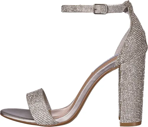 Miniatura 8 de Steve Madden mujeres Carrson cuero puntera abierta ocasión especial correa de tobillo san