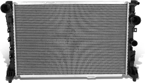 Miniatura 9 de DNA Motoring OEM-RA-13254 Radiador de núcleo de aluminio de 1 fila compatible con 07-09 Sprinter 2500 3500,26-11/16 pulgadas de ancho x 15-11/16