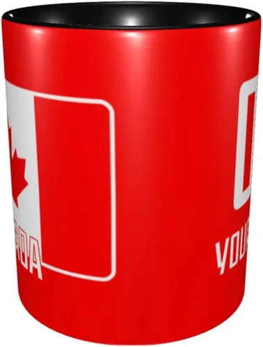 Miniatura 2 de Taza de café personalizada de Canadá diseñada y fabricada en Estados Unidos, taza de fútbol de cerámica personalizada de la Copa Nacional, añade tu