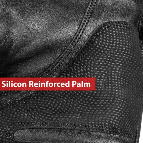 Miniatura 3 de Jackets 4 Bikes Guantes tácticos de cuero de cabra y AirMesh para hombre