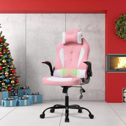 Silla de juegos de masaje para adultos, silla de PC, silla de videojuegos, silla de juegos barata, silla de escritorio ergonómica con reposacabezas