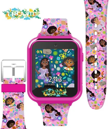 Miniatura 3 de Disney Encanto - Reloj inteligente para niños con cámara, juegos y rastreador de actividad física, reloj interactivo con pantalla táctil con caras