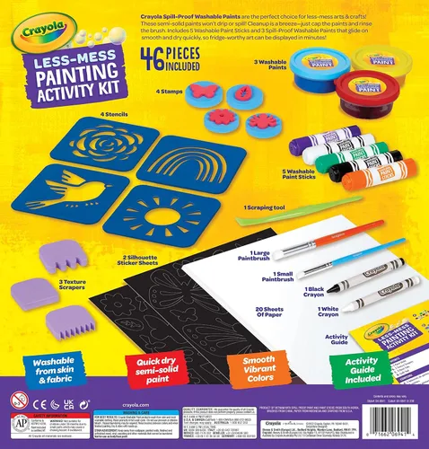 Miniatura 6 de Crayola Kit de actividad de pintura con menos desorden