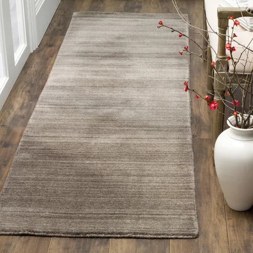 Miniatura 6 de SAFAVIEH Himalaya Collection - Alfombra cuadrada de 6 pies, color gris pardo, lana hecha a mano, ideal para zonas de alto tráfico en sala de estar