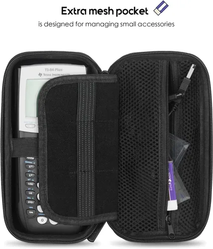 Miniatura 4 de ProCase Estuche rígido de EVA para Texas Instruments Ti-84 Plus CE, caja de transporte de almacenamiento de viaje duradera bolsa protectora