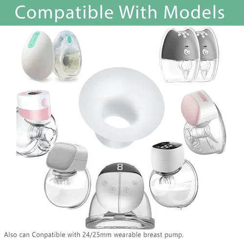 Miniatura 3 de Insertos de brida de silicona de 0.59 pulgadas compatibles con Momcozy S9 Pro S10 S12 Pro, Paruu P10 P3 R12, TSRETE, kmaier, MomWills, para Spectra