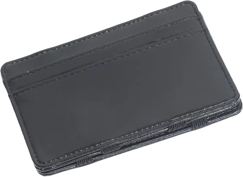 Miniatura 3 de CKLT Men's Fashion Magic Money Clip Leather Minimalistic Slim Wallet