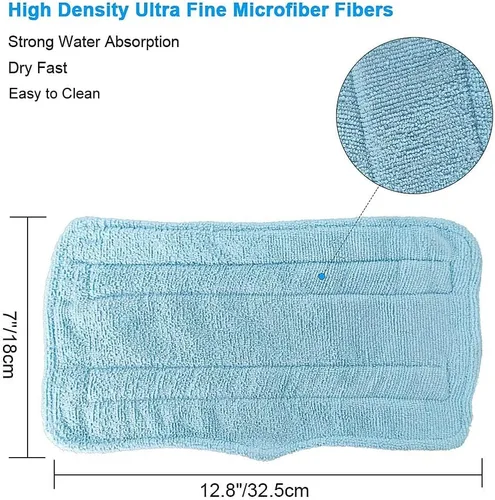 Miniatura 2 de Fushing Almohadillas de repuesto para trapeador de vapor, almohadillas de microfibra lavables de repuesto para trapeador de vapor y rociador Shark
