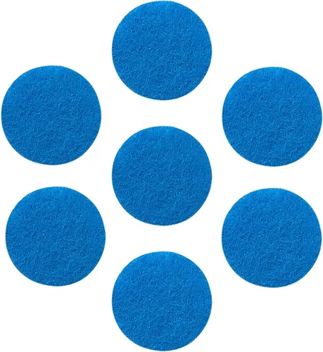 Miniatura 10 de tBesme Círculos de fieltro adhesivos negros; círculos adhesivos de fieltro negro para bricolaje y costura artesanal, 1 pulgada, paquete de 100
