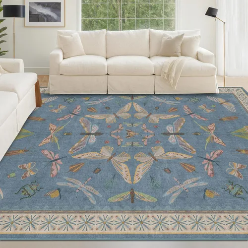 Miniatura 75 de Hazo Haus Alfombra de Baño Bohemia Lavable 2x3, Alfombras Pequeñas para Cocina, Tocador, Puerta Principal Entrada Interior, Antideslizante Pelo Bajo