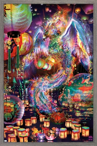 Miniatura 11 de Trends International Jumbie - Póster de pared de Phoenix, 14.72 x 22.37 pulgadas, versión enmarcada plateada Versión con marco plateado