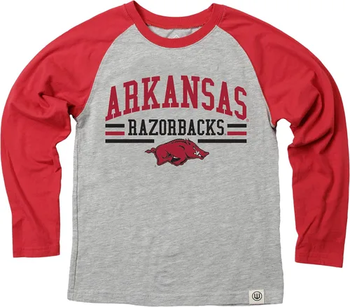 Miniatura 20 de Wes and Willy NCAA playera raglán de manga larga para niños