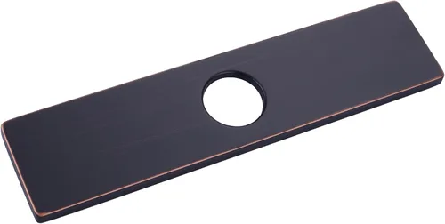 Placa de cubierta de orificio para grifo de fregadero de 10 pulgadas para lavabo de baño y cocina, grifo de bronce frotado con aceite, placa de