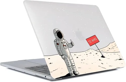 Miniatura 22 de Compatible con MacBook Air 13.3 pulgadas A1466/A1369, carcasa rígida de plástico para Mac Air 13.3 con Touch ID (2010-2017), montañas negras