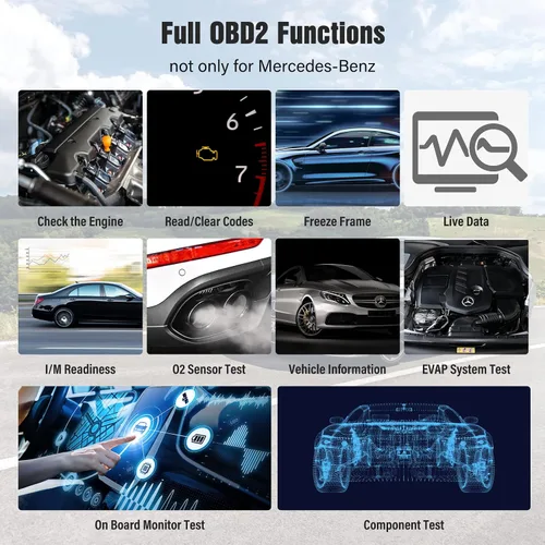 Miniatura 5 de Launch Lector de código, todos los sistemas bidireccional profesional automotriz herramienta de la exploración de diagnóstico