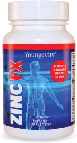 Miniatura 8 de Youngevity Zinc Fx - Zinc + oligominerales + saúco + astrágalo - Apoyo inmunológico masticable - Altamente absorbente - Delicioso - 30