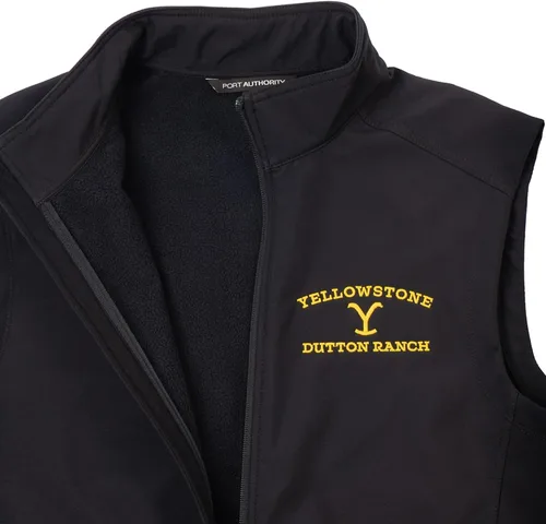 Miniatura 3 de PARAMOUNT NETWORK Yellowstone Dutton Ranch Logo Core Soft Shell Chaleco con licencia