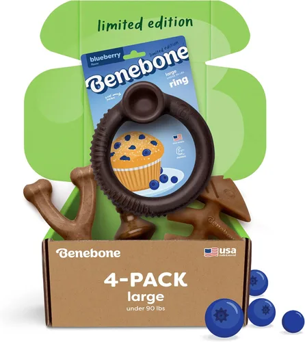 Miniatura 21 de Benebone - Paquete de 4 juguetes para masticar pequeños para perros agresivos, fabricados en Estados Unidos, para perros de 13.6 kg y menos