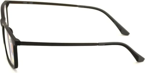 Miniatura 3 de TR90 con lentes de lectura rectangulares de titanio B flexible - Revestimiento AR azul - Reduce la fatiga, la tensión y el ojo seco por el uso