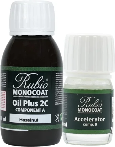 Miniatura 82 de Rubio Monocoat Tinte y acabado para madera de 650 pies cuadrados - Niebla Oil Plus 2C Aceite de linaza de secado rápido, ecológico