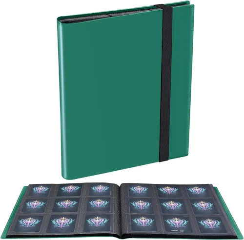 Miniatura 16 de Carpeta de Tarjetas, Carpeta de Colección de Tarjetas de 9 Bolsillos Mejorada para Tarjetas, Álbum con Soporte para 360 Tarjetas para Yugioh, MTG