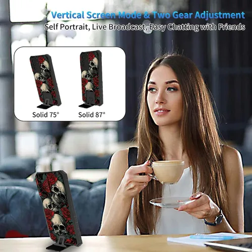 Miniatura 480 de Funda para Samsung Galaxy S22 Ultra 5G, Galaxy S22 Ultra con cubierta de cámara deslizante, funda resistente de doble capa con función atril Black