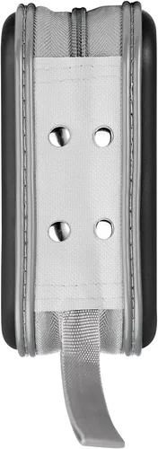 Miniatura 6 de LIOVODE Funda para DVD, estuche portátil para CD de 48 capacidades, almacenamiento de CD de plástico duro, organizador de cartera de DVD para Negro