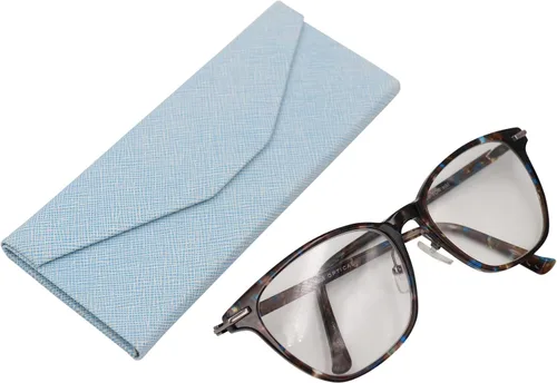 Miniatura 161 de Real Sic Funda para lentes de sol para hombres y mujeres, soporte magnético plegable para lentes de sol, inspirado en el color sólido