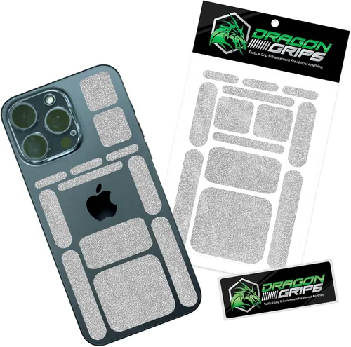 Miniatura 8 de Dragon Grips 13 piezas de cinta de agarre de goma rectangular, pegatinas de agarre gomosas para estuche de teléfono, mouse, pistola, herramientas