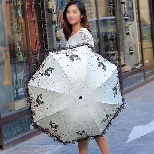 Miniatura 2 de ACGrade Sombrilla, sombrilla de encaje, sombrilla de encaje, sombrilla de encaje para mujer, sombrillas para mujer, sombrilla de verano para mujer