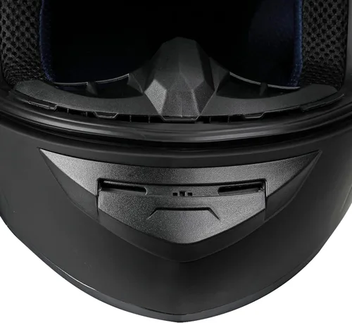 Miniatura 4 de Casco de motocicleta de cara completa para adultos con aprobación DOT, casco de bicicleta de calle negro y ligero aerodinámico para hombres