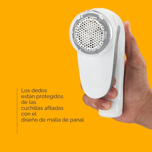 Miniatura 4 de Dispositivo Conair para limpiar bolitas de la tela, con batería, color blanco