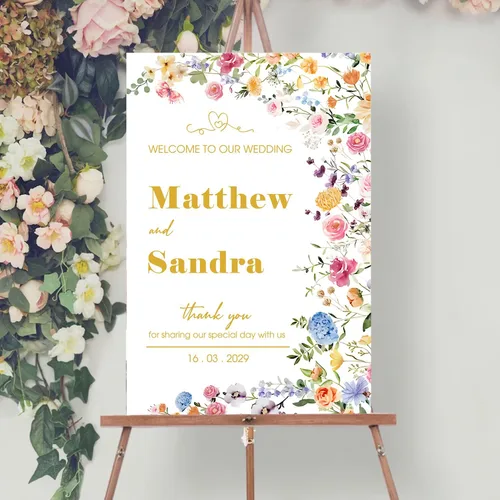 Miniatura 10 de Letrero personalizado de bienvenida de eucalipto a nuestra boda, letreros de bienvenida de boda con soporte, letrero de boda al aire libre, soportes