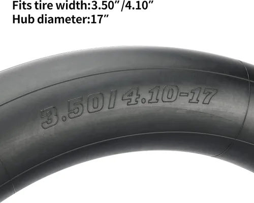 Miniatura 2 de RUTU Tubo interior para motocross 110/100-17, duradero y resistente al desgaste, tubo de motocicleta 3.50/4.10-17 con vástago de válvula recto TR4