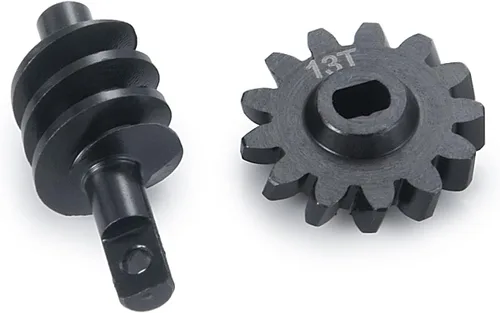 Miniatura 9 de MORLORDY Engranaje de gusano diferencial de los engranajes de sobremarcha de acero de RC 14T para SCX24 actualizaciones 1/24 piezas de coche