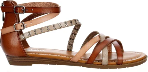 Miniatura 2 de Limelight Vanya - Sandalias planas de gladiador con cierre de cremallera para mujer