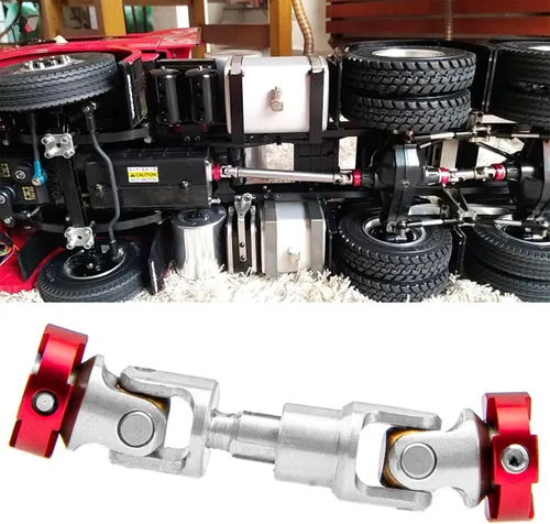 Miniatura 8 de 1 pieza Vgoohobby RC eje de transmisión cabeza de brida CVD junta compatible con 1/14 Tamiya Scania Man Hino Truck 1/10 Traxxas TRX4 D90 SCX10 1/10