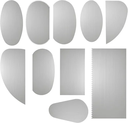 Juego de 12 herramientas de cerámica de acero inoxidable, varillas profesionales para esculpir arcilla, raspadores dentados para texturizar,