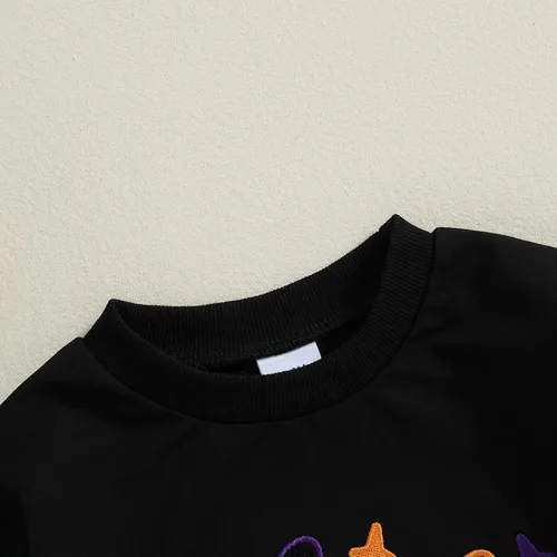 Miniatura 38 de Adobabirl Traje de Halloween para bebé, sudadera de fantasma, calabaza, mameluco, suéter de gran tamaño, lindo para otoño e invierno