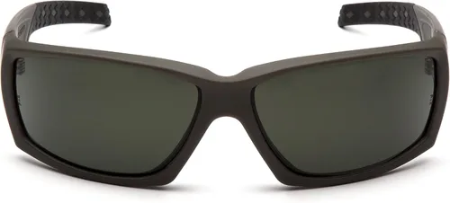 Miniatura 2 de Venture Gear Overwatch - Gafas de sol de seguridad para disparos, lente antivaho gris bosque OD Verde/Verde Humo