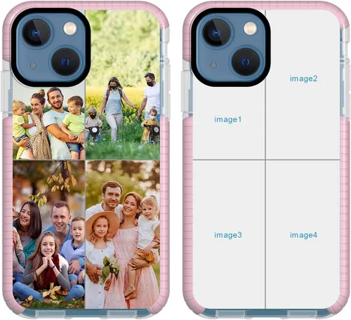 Miniatura 11 de Funda de teléfono personalizada para iPhone 13 Mini, funda personalizada de fotos de collage de múltiples imágenes, resistente a los arañazos, a