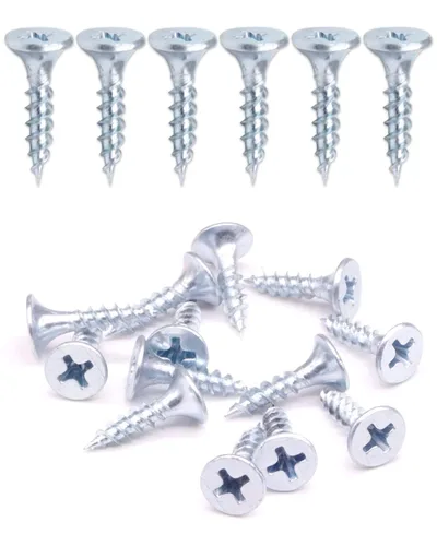 Miniatura 17 de IMScrews 100 tornillos para paneles de yeso de 1 pulgada, Phillips de cabeza plana #6, rosca fina, punta afilada, ideales para paneles de yeso