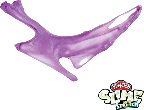 Miniatura 4 de Play-Doh Slime Super Stretch - Paquete de 2 unidades para niños de 3 años en adelante, morado y azul