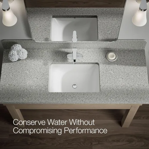 Miniatura 11 de KOHLER K-98146-4-CP July - Grifo de lavabo de baño con un solo mango, 1.2 GPM, drenaje desplegable de metal con pieza trasera de 1-1/4 pulgadas