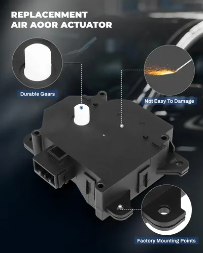 Miniatura 5 de LUJUNTEC Actuador de puerta mezcladora reemplaza 604-457 Manetas de repuesto del calentador Puerta mezcladora Compatible con Mazda para CX-9