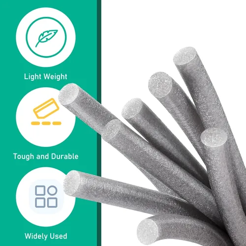 Miniatura 4 de Tondiamo Caulk Saver Varilla de Respaldo de Espuma Relleno de Huecos Cuerda de Concreto Sellador Gris Varilla de Respaldo para Cerca Pared Hueco