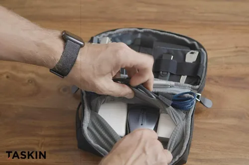 Miniatura 4 de Taskin Organizador electrónico/bolsa de accesorios técnicos/organizador de cables (compacto)