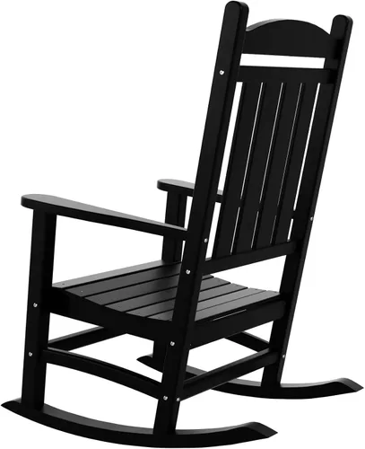 Miniatura 7 de WestinTrends Malibu - Mecedora para exteriores y patio, color negro